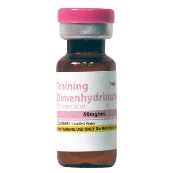 Dimenhydrinate 50mg/mL Simulated Medication 25/Ca