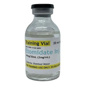 Etomidate Injection 40mg Simulated Medication 16/Ca