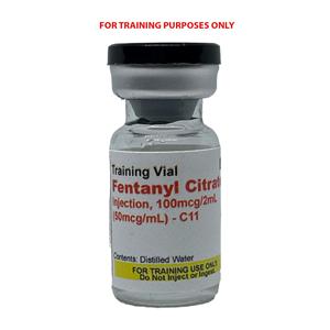 Fentanyl Citrate Injection 100mcg/2mL Simulated Medication 25/Ca