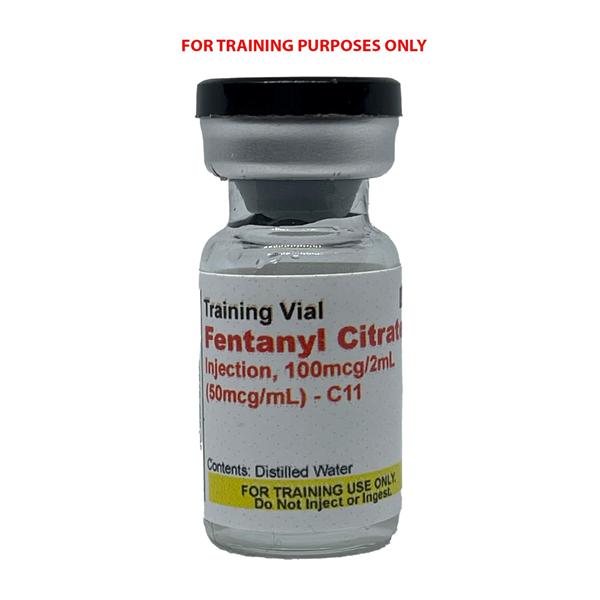 Fentanyl Citrate Injection 100mcg/2mL Simulated Medication 25/Ca