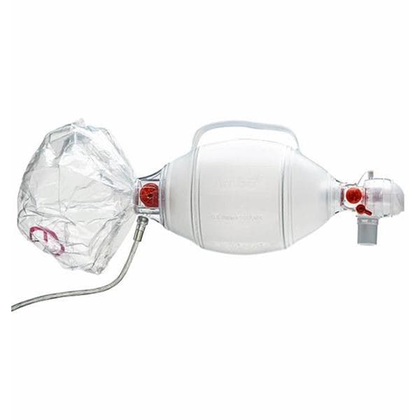 SPUR II Resuscitation Bag Pediatric Disposable 12/Ca