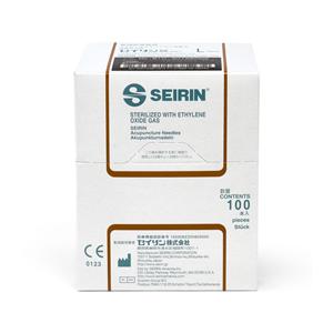Seirin L-Type Acupuncture Needle 0.25x60mm Guide Tube 100/Bx