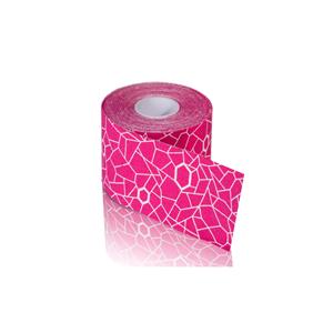 TheraBand Kinesiology Tape 98% Cotton/2% Spandex 2"x16.4' Pink/White Ea