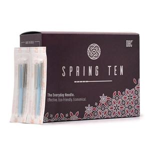 DBC Spring Ten Acupuncture Needle 0.25x15mm Silver Safety 1000/Bx