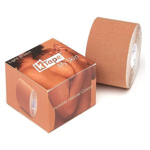 K-Tape My Skin Athletic Tape 96% Cotton/4% Spandex 2"x16.4' Light Brown Ea