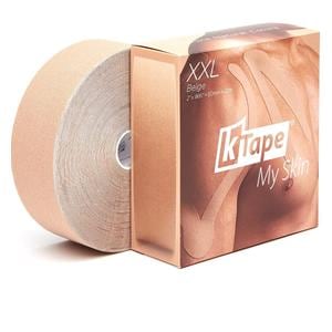K-Tape My Skin Athletic Tape 96% Cotton/4% Spandex 2"x72.2' Beige Ea
