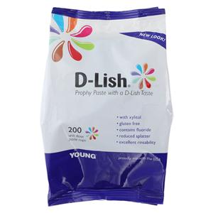D-Lish Prophy Paste Coarse Key Lime 200/Bx, 8 BX/CA