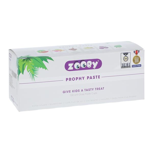 Zooby Prophy Paste Fine Assorted Flavors 100/Bg, 12 BG/CA