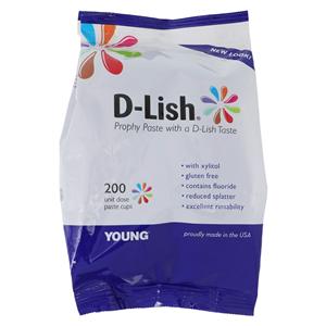 D-Lish Prophy Paste Medium Dreamsicle Orange 200/Bx, 8 BX/CA