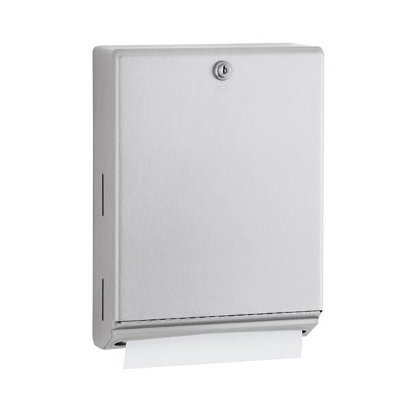 Classic Series Paper Towel Dispenser Satin Finish Stainless Steel Ea