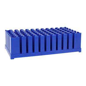 Smoothrack Tube Rack Silicone 9-1/2x5-2-2/5" 10-16mm 72 Place Blu...