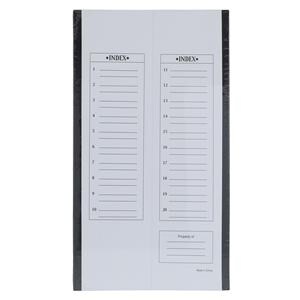 Microscope Slide Tray Black 20 Position 208x341x9mm Cardboard Eac...