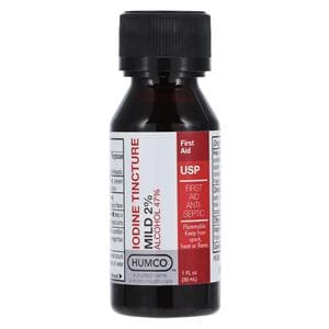 Iodine Tincture Antiseptic 1oz/Bottle, 72 EA/CA