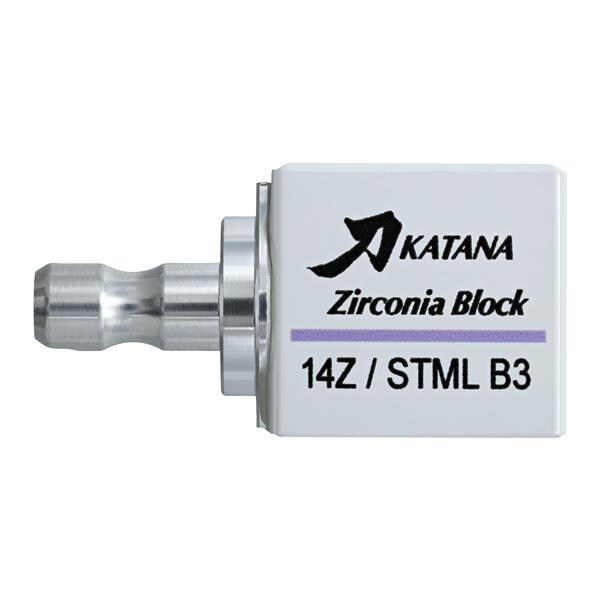 KATANA Zirconia STML Multi Layered Milling Blocks Spr Trns 14Z B3 f/ CRC 2/Bx