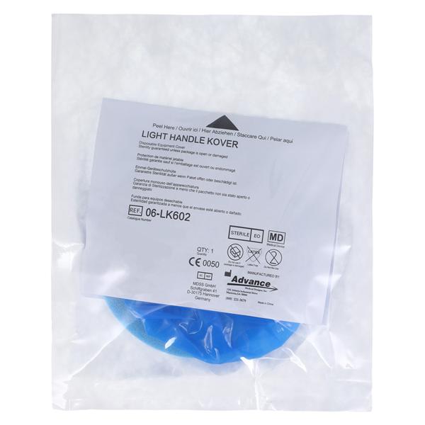 Cover Light Handle 1x3" Clear 25/Ca