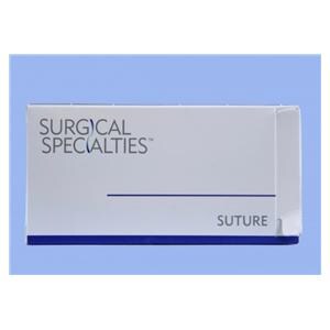 Suture 10-0 12" Nylon Monofilament DSL7/DSL7 Black 12/Bx