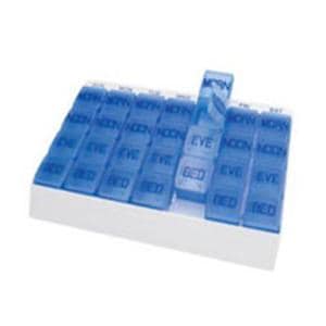 Apex Medicine Tray White 28 Compartment Each
