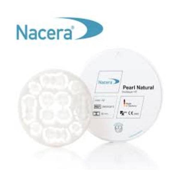 Nacera Pearl Natural Zirconia Disc C3 98.5x20mm Ea
