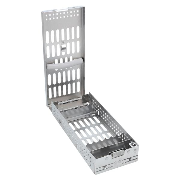 Flip-Top Instrument Cassette Stainless Steel Silver 7 Instruments Ea