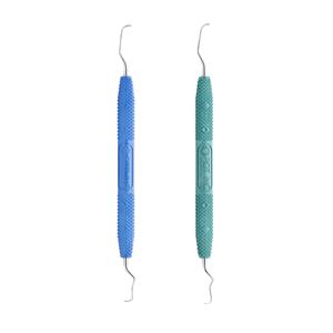 Hand Instrument Gracey Curette Grcy Mes Dstl Size 16/17 Resin Handle SS 2/Pk