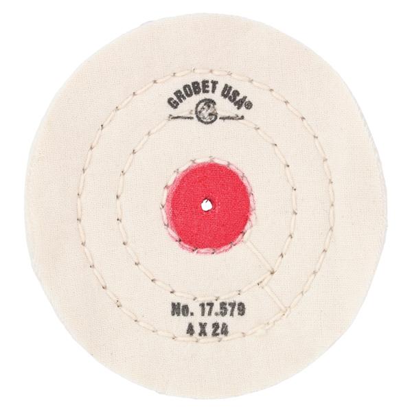 Muslin Buffs Shellac Center Regular 4" x 24 Ply Ea