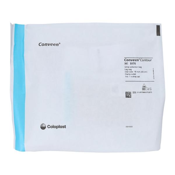 Conveen Urinary Leg Bag 21oz Disposable Anti-Reflux Valve Medium