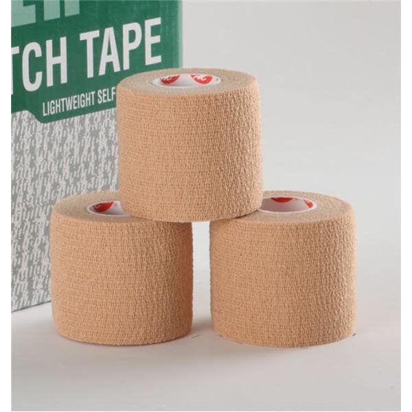 Eco-Flex Stretch Tape Elastic 2"x6yd Beige Latex 24Rl/Case