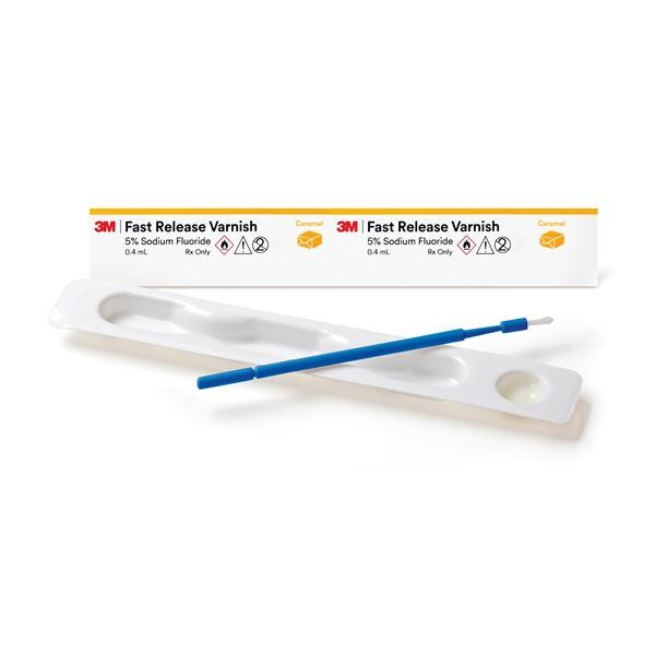 3M™ Fast Release Varnish 5% Sodium Fluoride 0.4 mL Caramel 50/Bx