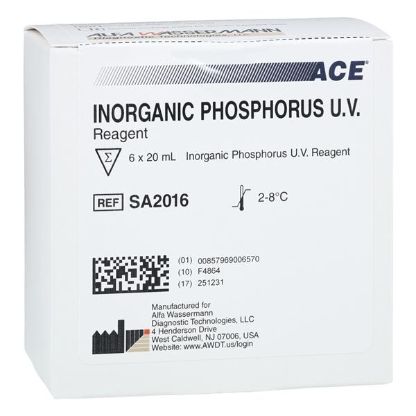Inorganic Phosphorus Reagent 6x20mL 600 Count 6/Box