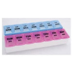 Pill Organizer Reusable Color Coded Each