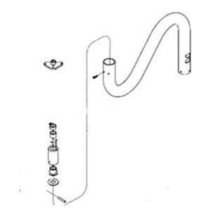 Down Tube Assembly For 354/355 Mobile Light Each