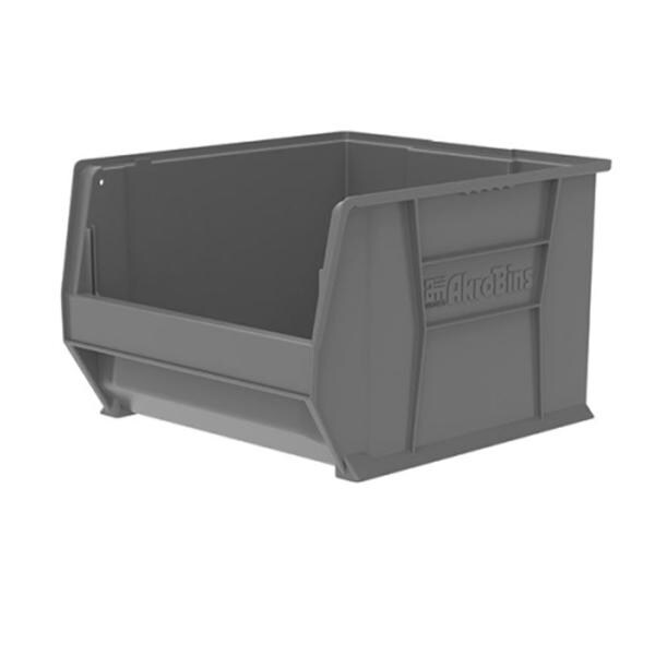 Super-Size AkroBins Storage Bin Plastic With Label Holder 20x18-3...