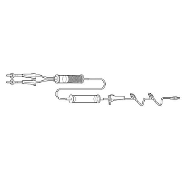 IV Solution/Blood Set 10 Drops/mL 111" 2 Y-Injection Sites M LL Adptr 48/Case