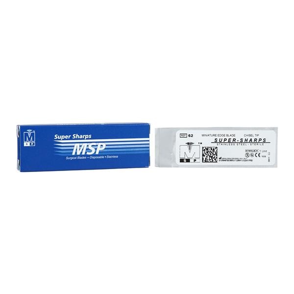 MSP Sharps Carbon Steel Sterile Chisel Blade