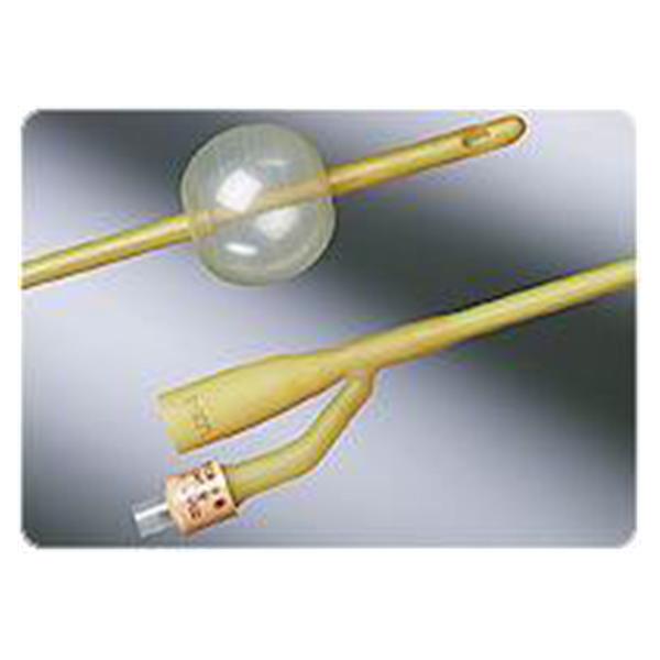 Lubricath 2-Way Foley Catheter Medium Round Tip Hydrophillic Coat...