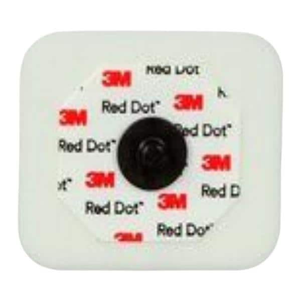 Red Dot Electrocardio Electrode Adult 4x3-1/2cm Fm/Tp/Stcky Gl Dsp 20X50/CA