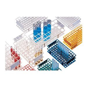 Nalgene Unwire Test Tube Rack Silicone 16mm 72 Place Blue Disposa...