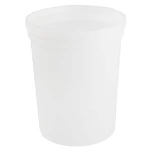 Lab Container 32oz With Lid Snap Cap Translucent 100/Case