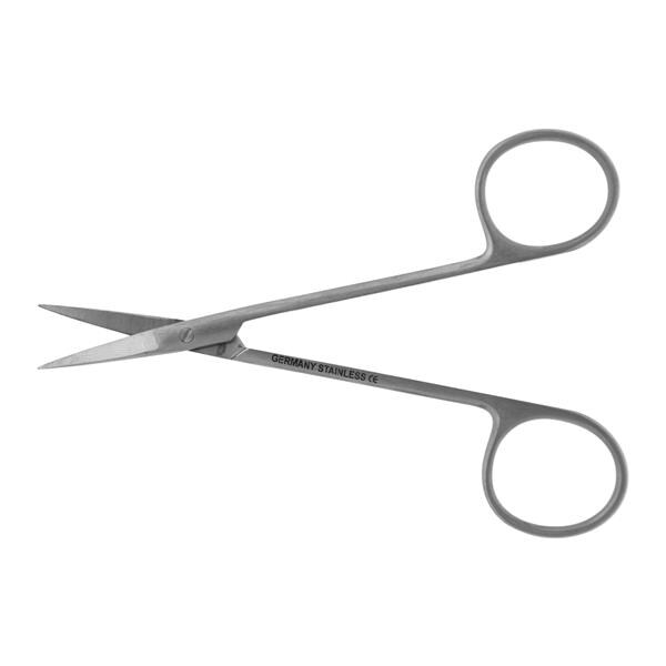 Iris Scissors Straight 4-1/2" Stainless Steel Non-Sterile Reusabl...