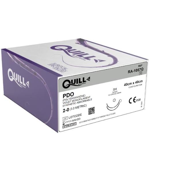 Quill Knotless Tissue Closure Device Suture Polydioxanone Monofil...