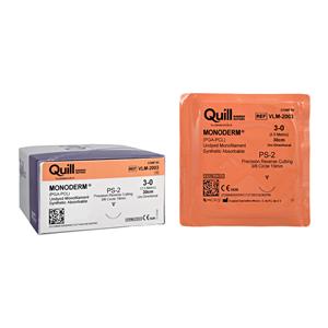 Quill Monoderm Knotless Tissue Closure Device Suture Polyglecapro...