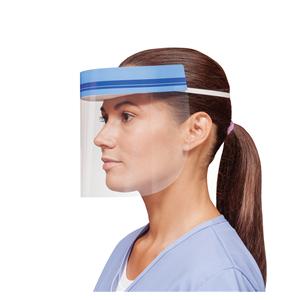 Face Shield Clear / Blue Disposable 12/Ca