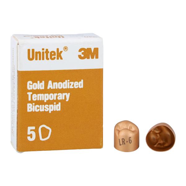 3M™ Unitek™ Crowns Size 6 1st Lower Right Bicuspid Replacement Crowns 5/Bx
