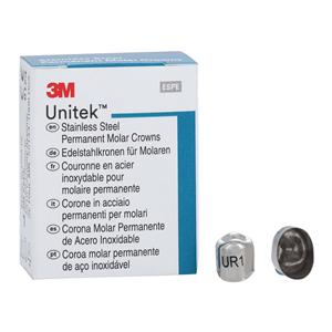 3M™ Unitek™ Crowns Size 1 1st Perm URB Replacement Crowns 5/Bx
