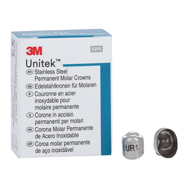3M™ Unitek™ Crowns Size 1 1st Perm URB Replacement Crowns 5/Bx