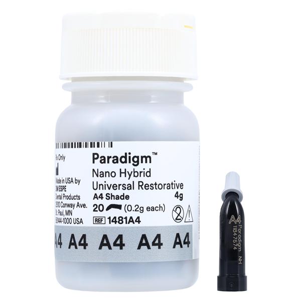 3M Paradigm Nano Hybrid Universal Composite A4 Capsule Refill 20/Pk