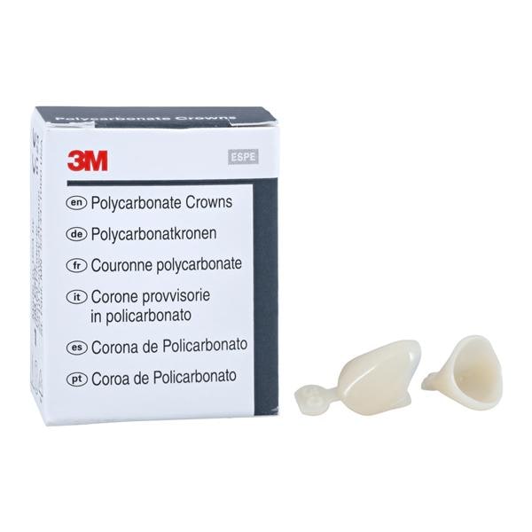 3M™ Polycarbonate Crowns Size 30 Rt Cspd Upr&Lwr Replacement Crowns 5/Bx
