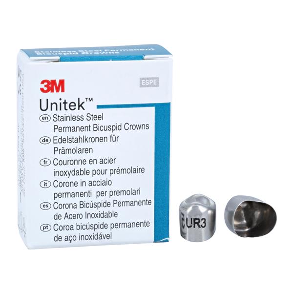 3M™ Unitek™ Crowns Size 3 1st Perm URB Replacement Crowns 5/Bx