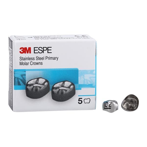 3M™ Crowns Size DUL2 1st Primary Upper Left Molar Replacement 5/Bx