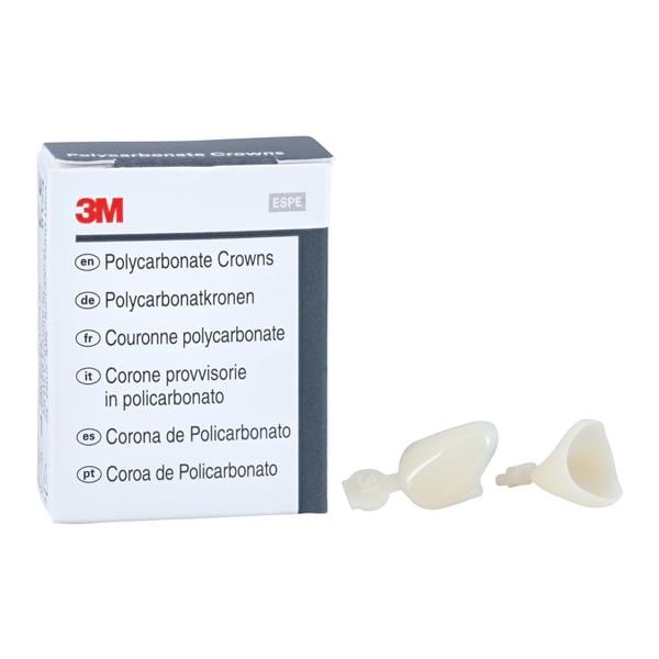 3M™ Polycarbonate Crowns Size 31 Rght Cspd Upr&Lwr Replacement Crowns 5/Bx